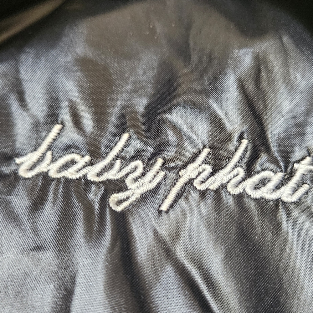 Baby Phat bumpy puffer Y2K black and gold coat size xl, like new